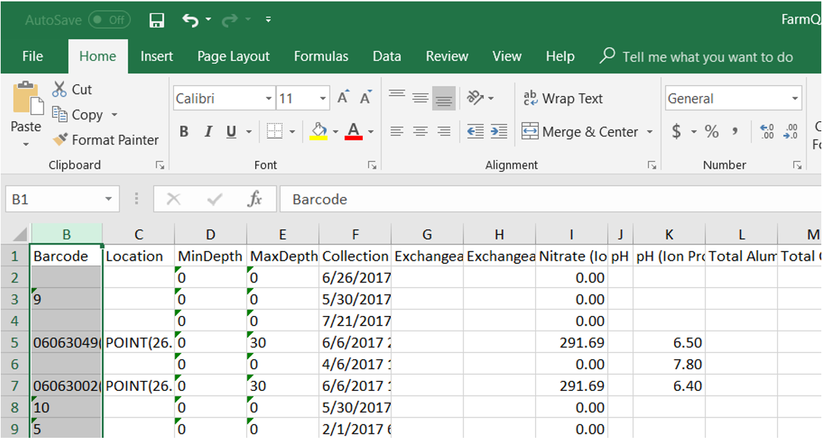 CTS 1000-Viewing Compaction Data in FarmQA Controller – FarmQA